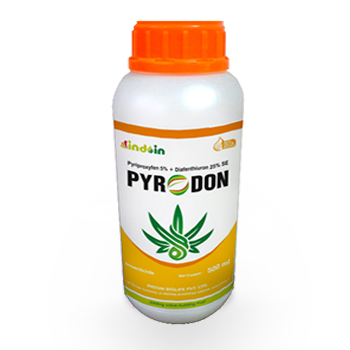 Pyriproxyfen 5.0% + Difenthiuron 25% SE